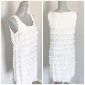 KFTK Silk Ruffle Dress Large